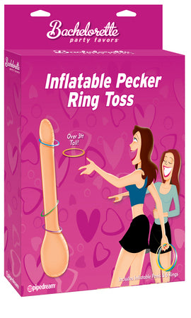 Inflatable ring toss hens party game