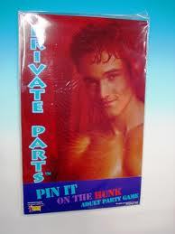 Private Parts Pin It on the Hunk hens party game