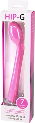 Hip G rechargeable G-spot vibrator pink