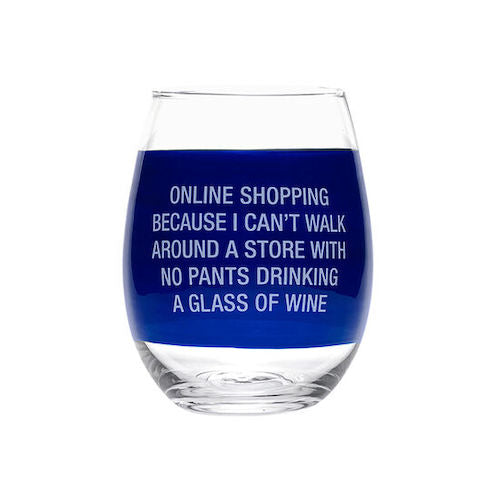 Hand-painted wine glass online shopping design
