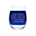 Hand-painted wine glass online shopping design