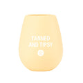 Unbreakable silicone stemless wine glass - Tanned and Tipsy