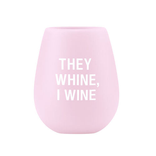 Unbreakable silicone stemless wine glass - Whine