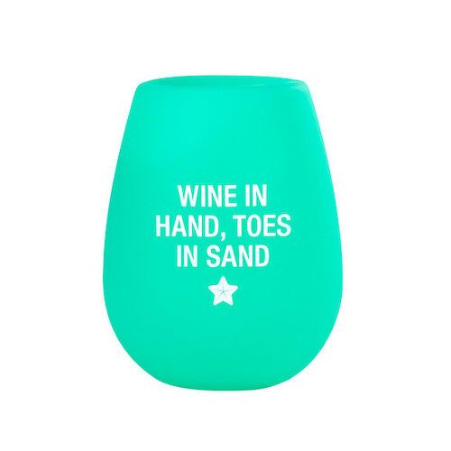 Unbreakable silicone stemless wine glass - Wine in Hand
