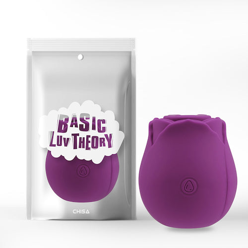 Rosy purple sucker rechargeable air-pulse vibrator