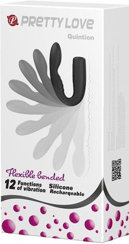 Pretty Love Quintion rechargeable vibrator black